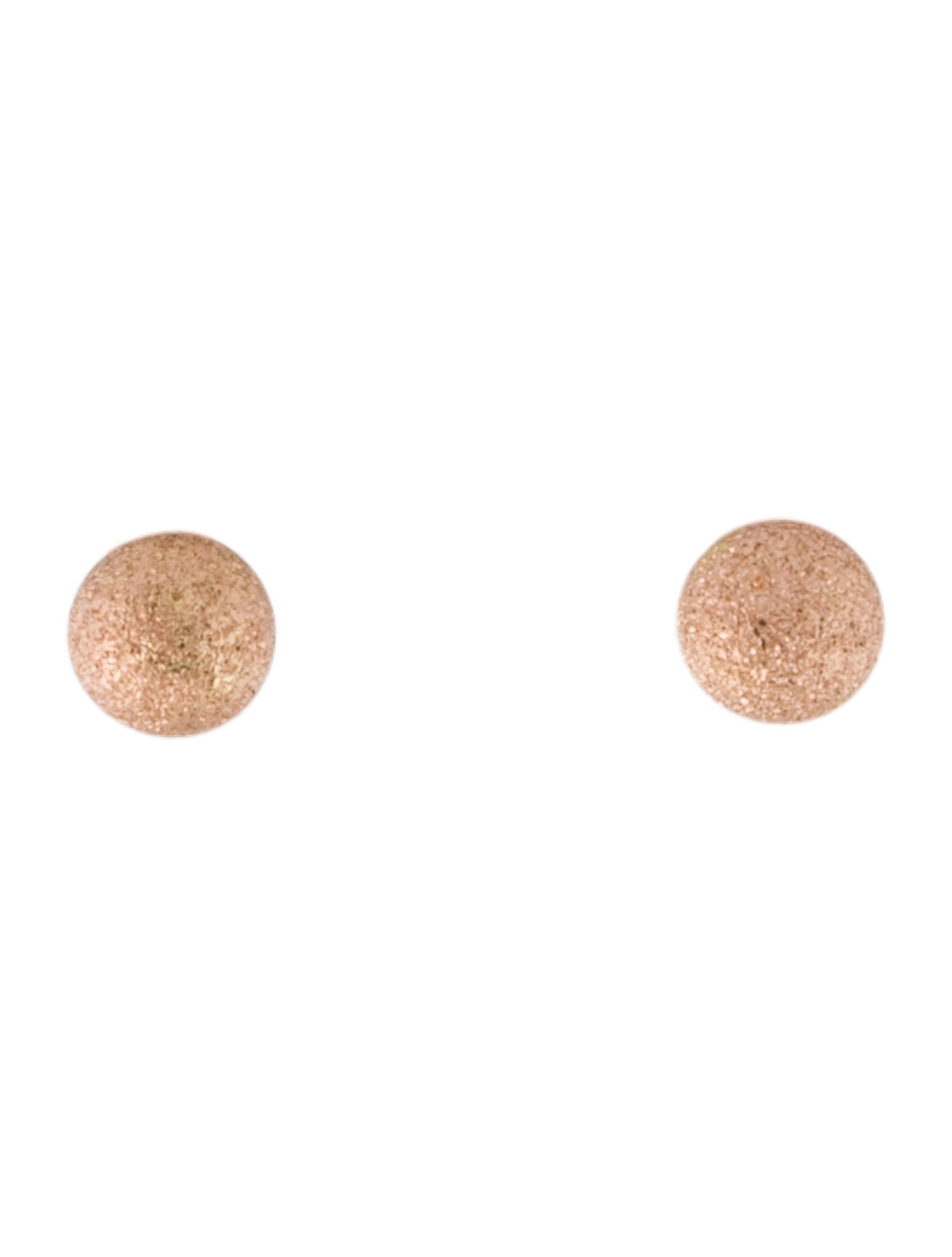 Carolina Bucci 18K Florentine Small Button Stud Earrings