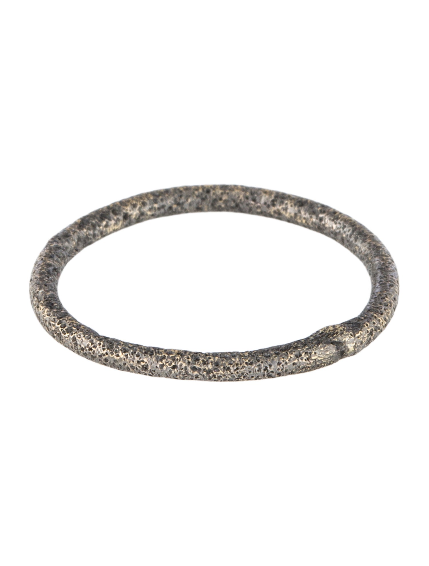 Carolina Bucci 18K Thin Florentine Finish Band