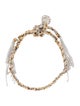 Carolina Bucci Lion Charm Lucky Wrap Bracelet