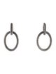 Carolina Bucci 18K Florentine Finish Oval Link Earrings