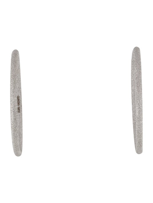 Carolina Bucci 18K 1885 Florentine Finish Extra Large Round Hoop Earrings