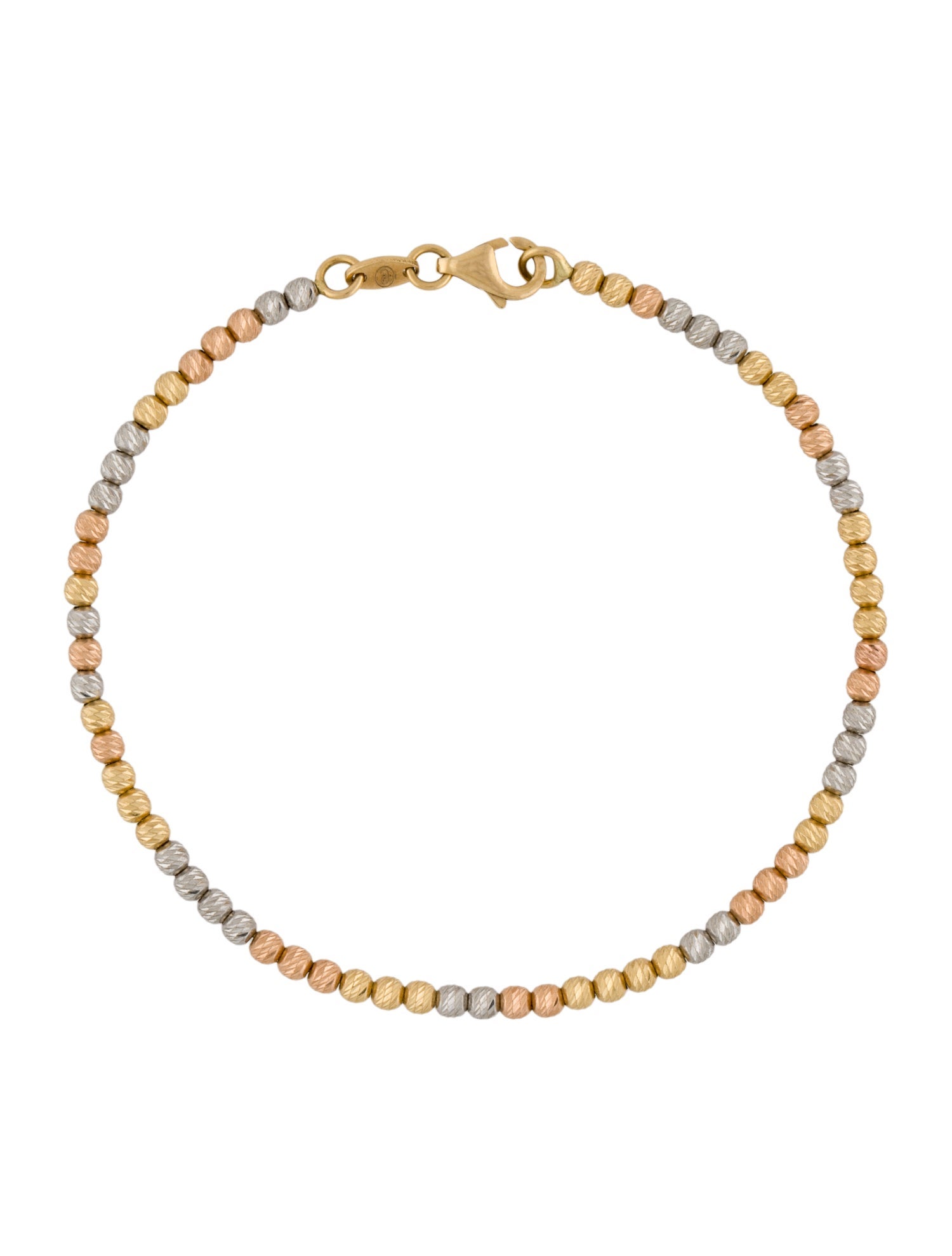 Carolina Bucci 18K Tri-Color Discoball Bracelet