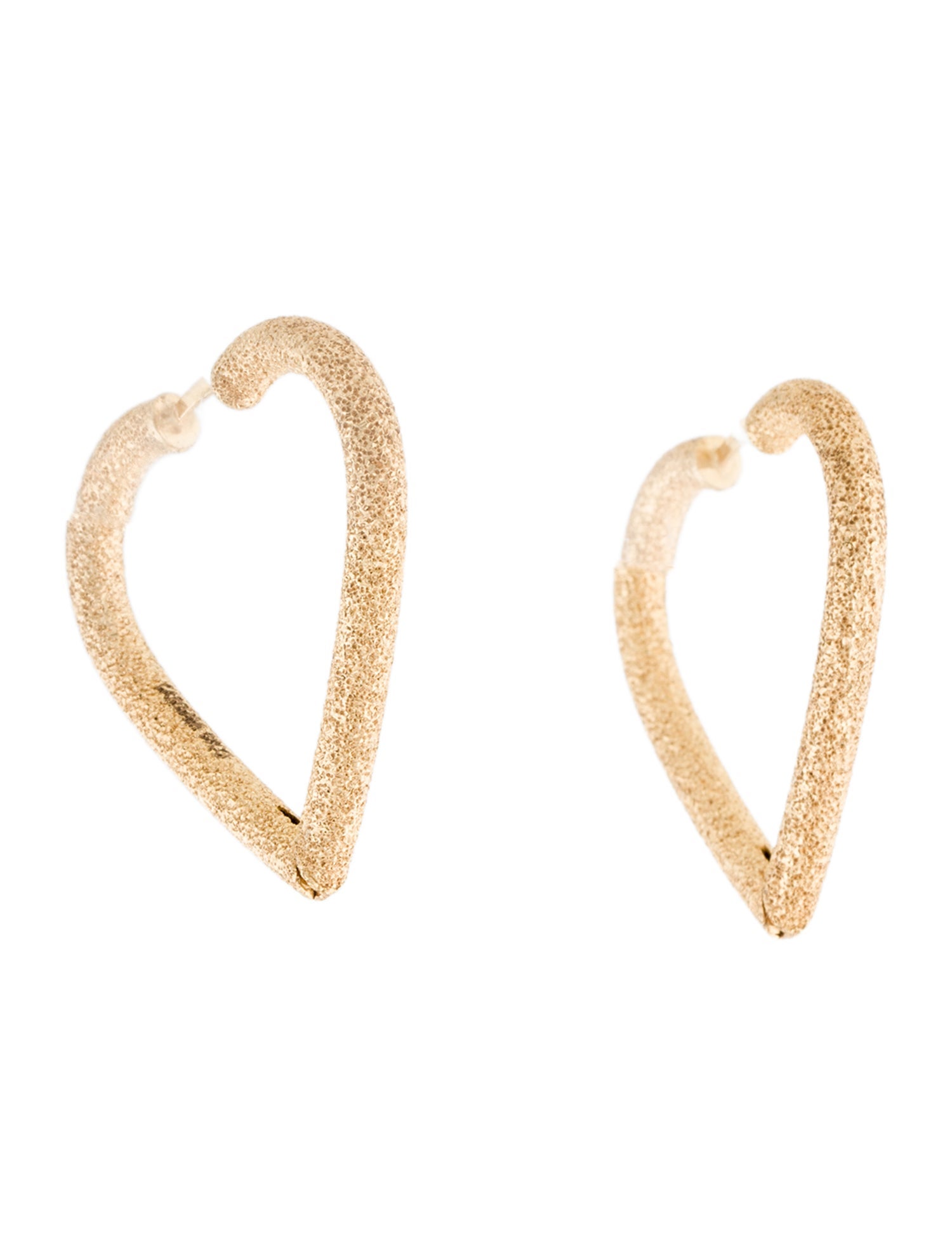 Carolina Bucci 18K Small Cuore Hoop Earrings