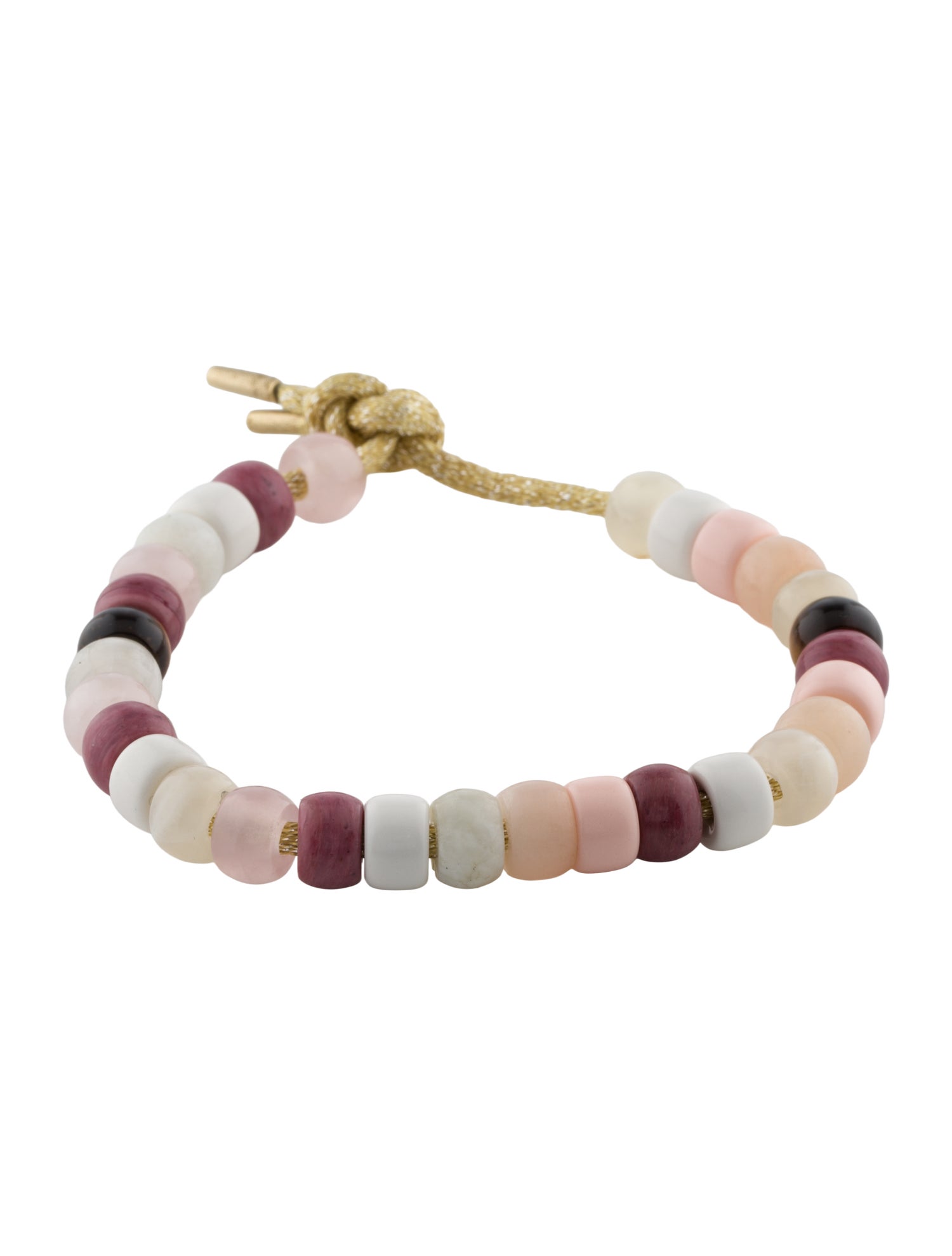 Carolina Bucci + LoveShackFancy FORTE 18K Multi-Stone Bead Bracelet