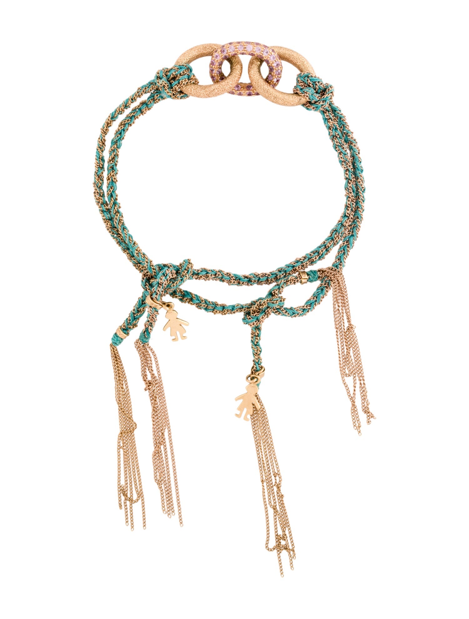 Carolina Bucci 18K Sapphire Lucky Cord Bracelet