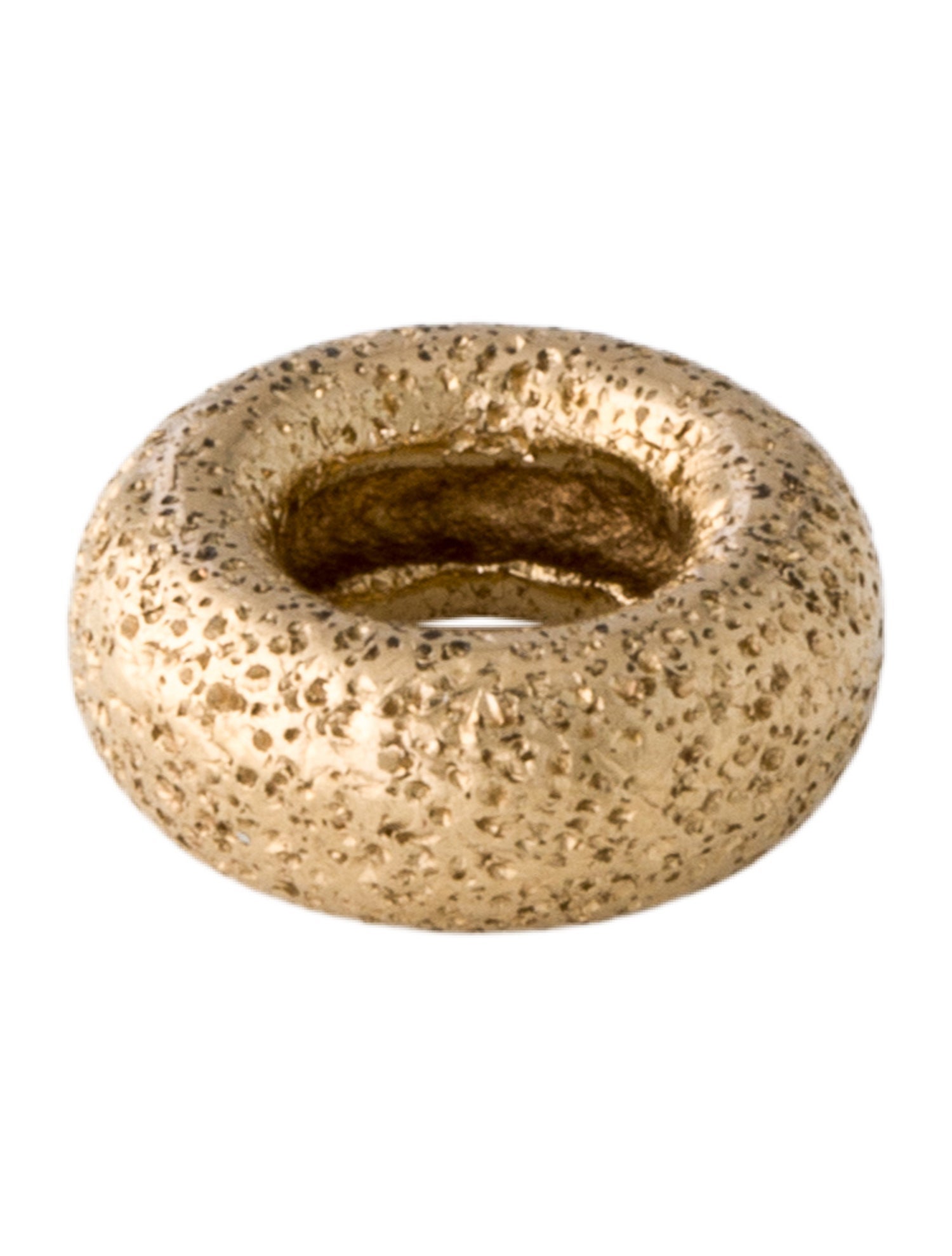 Carolina Bucci 18K Florentine One Round Link Charm