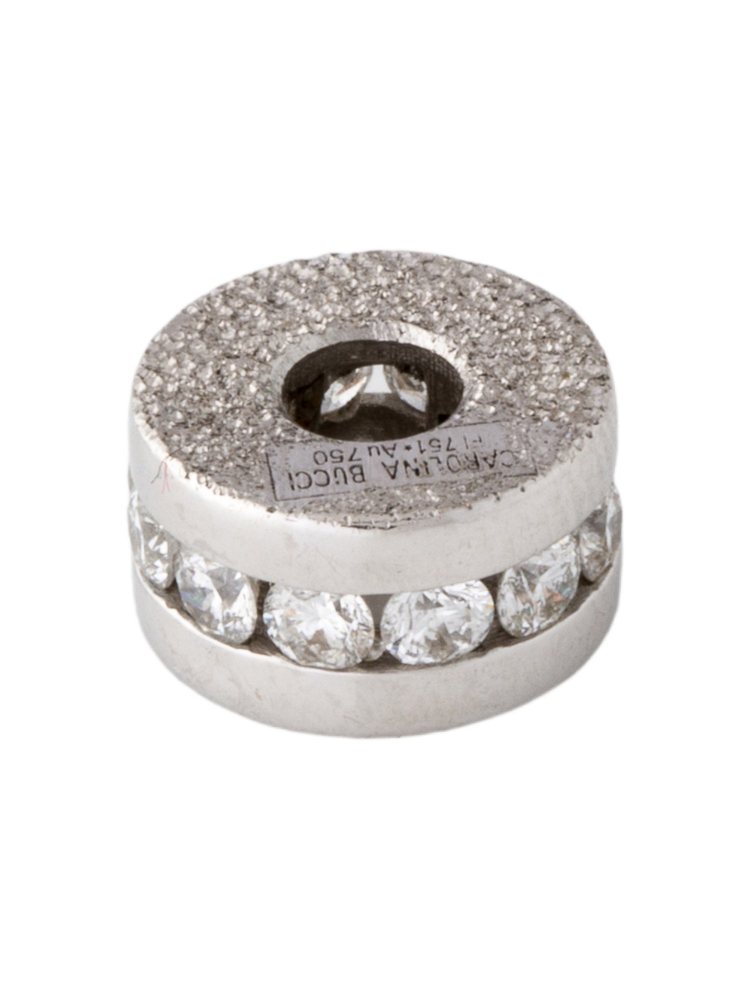 Carolina Bucci 18K Diamond Precious Bead Charm