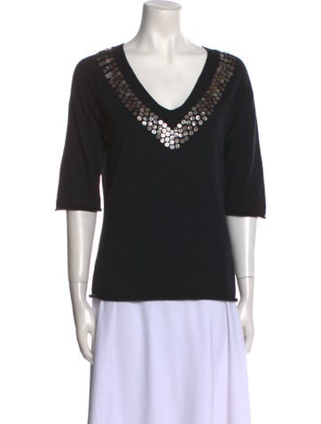 Cacharel Knitwear V-Neck Sweater XS