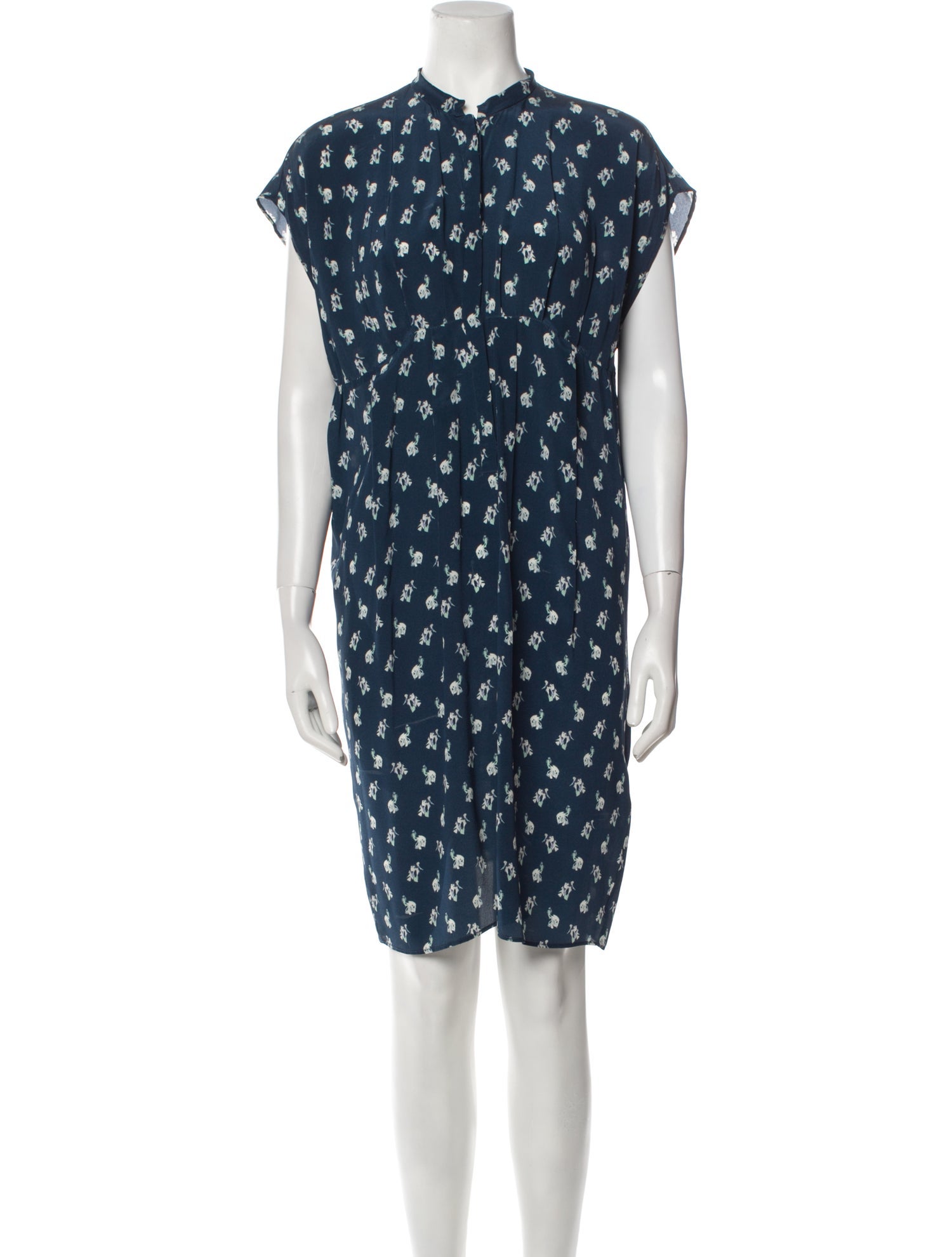 Cacharel Silk Knee-Length Dress