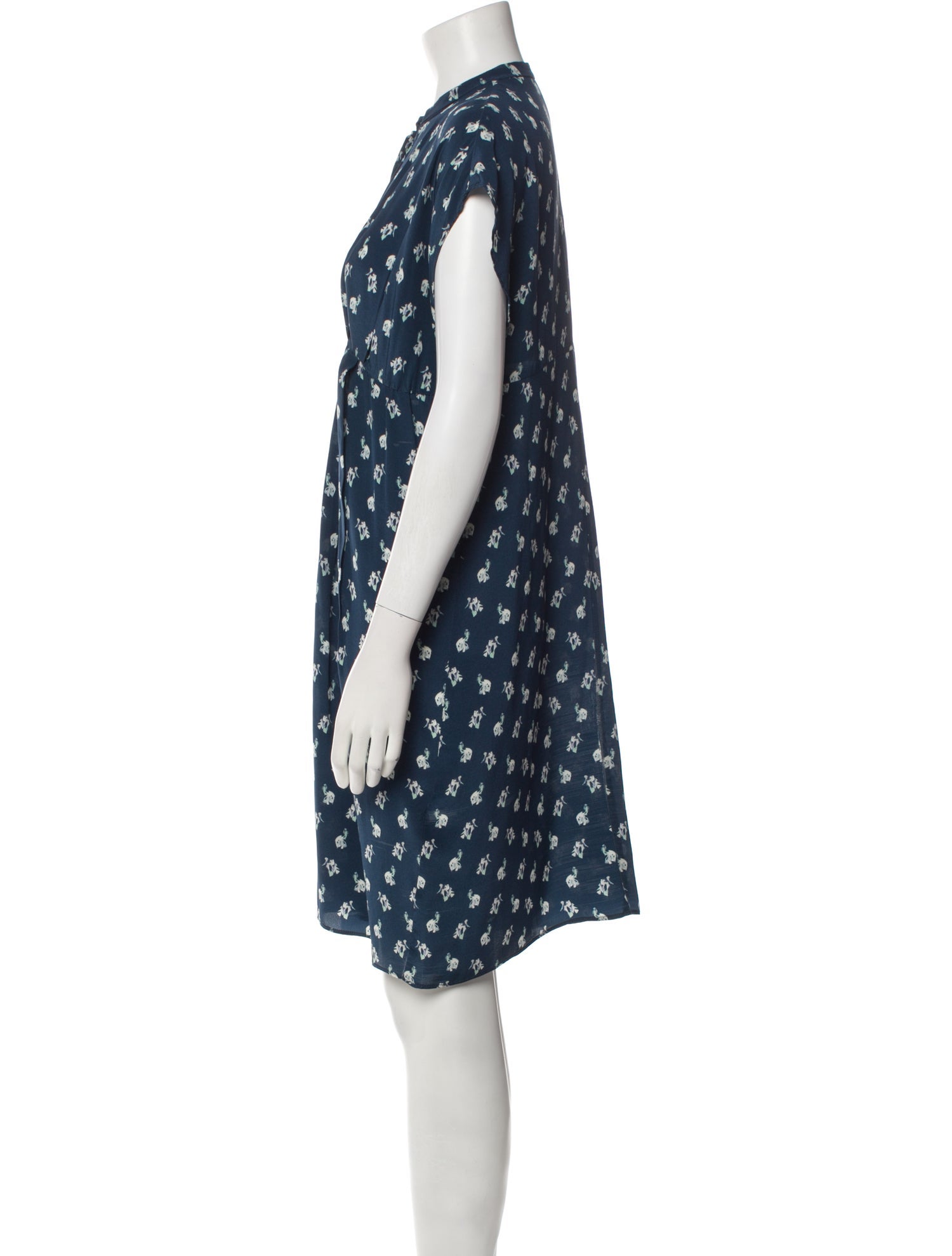 Cacharel Silk Knee-Length Dress