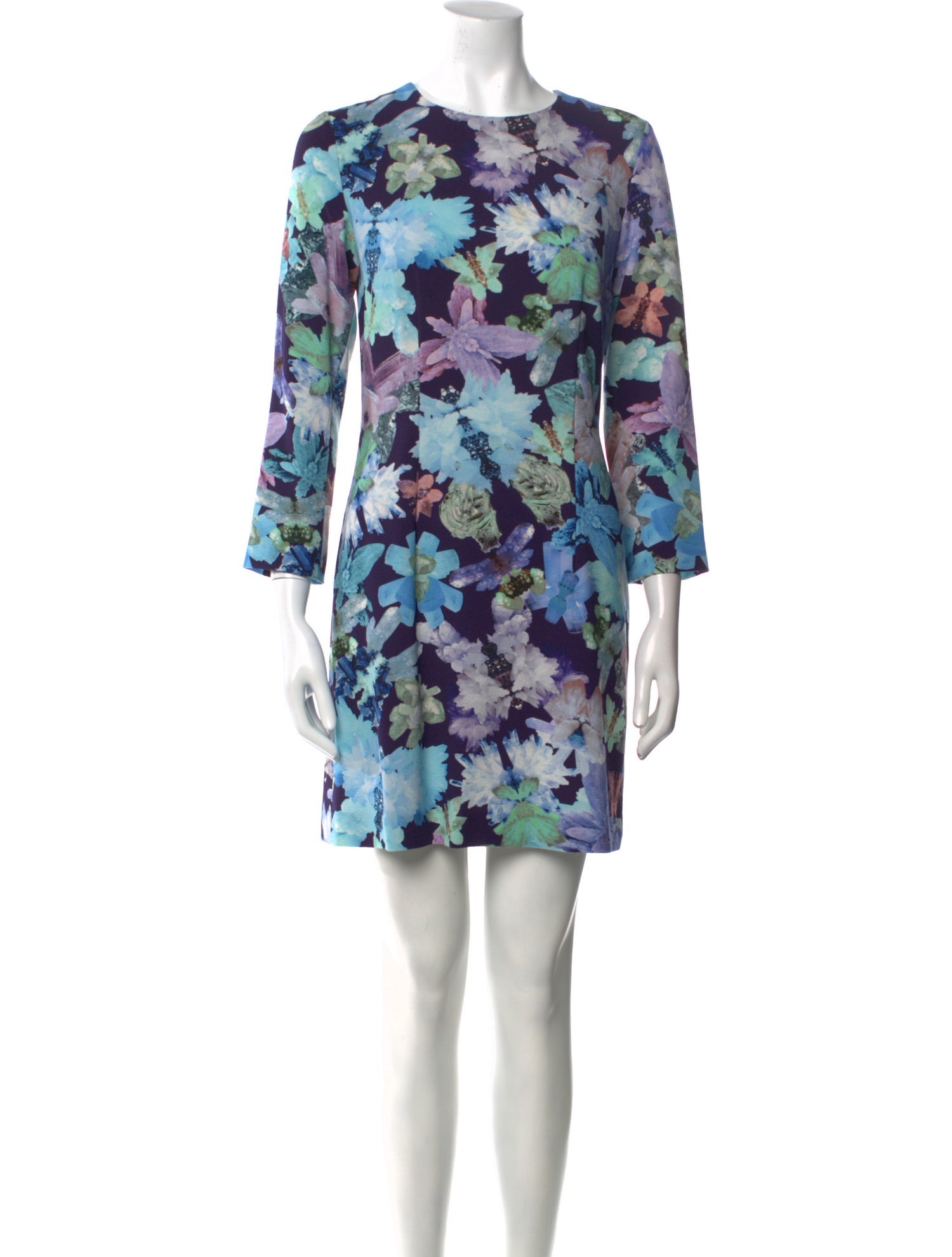 Cacharel Floral Print Mini Dress