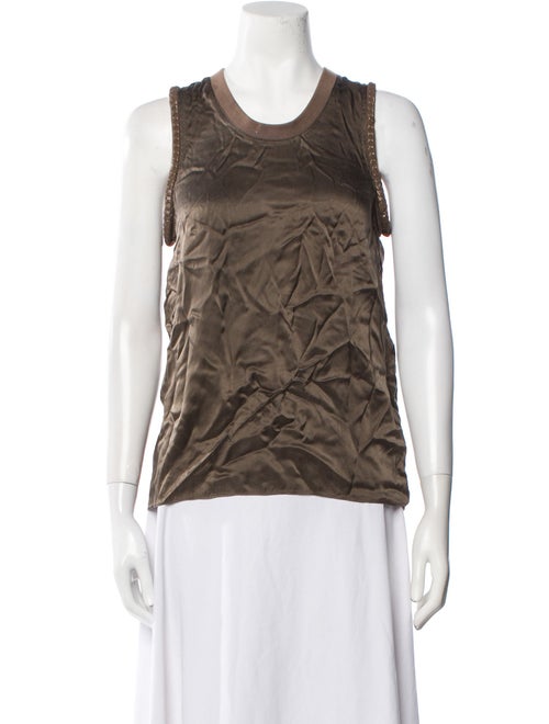 Cacharel Silk Scoop Neck Top