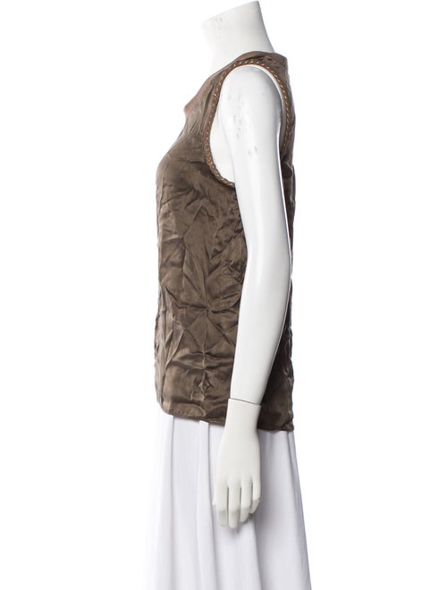 Cacharel Silk Scoop Neck Top