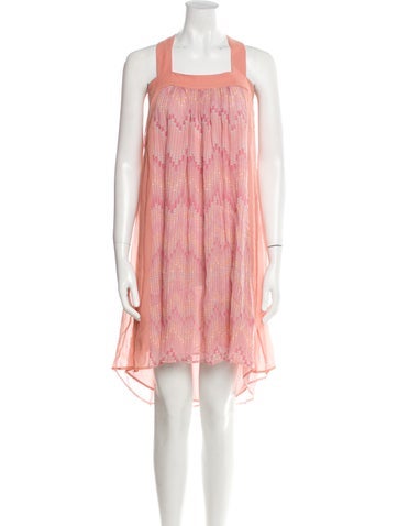 Cacharel Dresses Silk Knee-Length Dress Us4, Fr36 | S