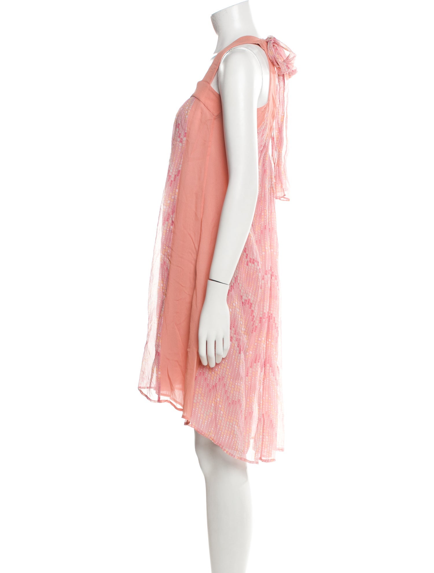 Cacharel Silk Knee-Length Dress