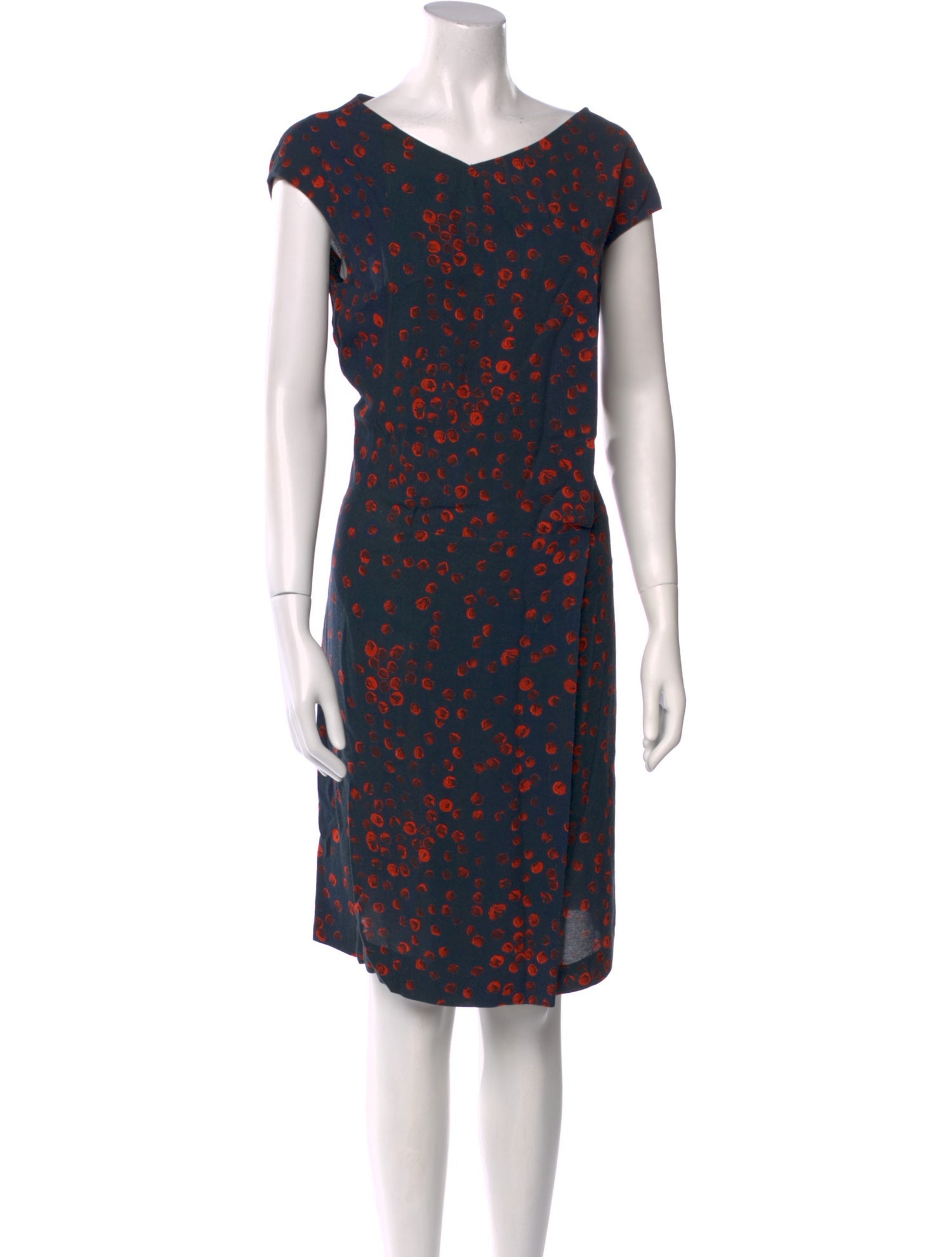 Cacharel Printed Knee-Length Dress
