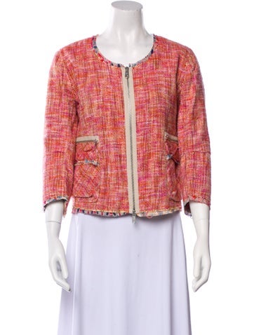 Cacharel Jackets Tweed Pattern Jacket M