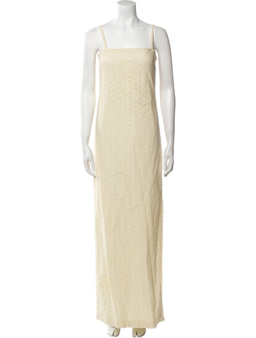 Cacharel Square Neckline Long Dress