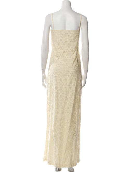 Cacharel Square Neckline Long Dress