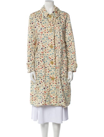 Cacharel Floral Print Coat