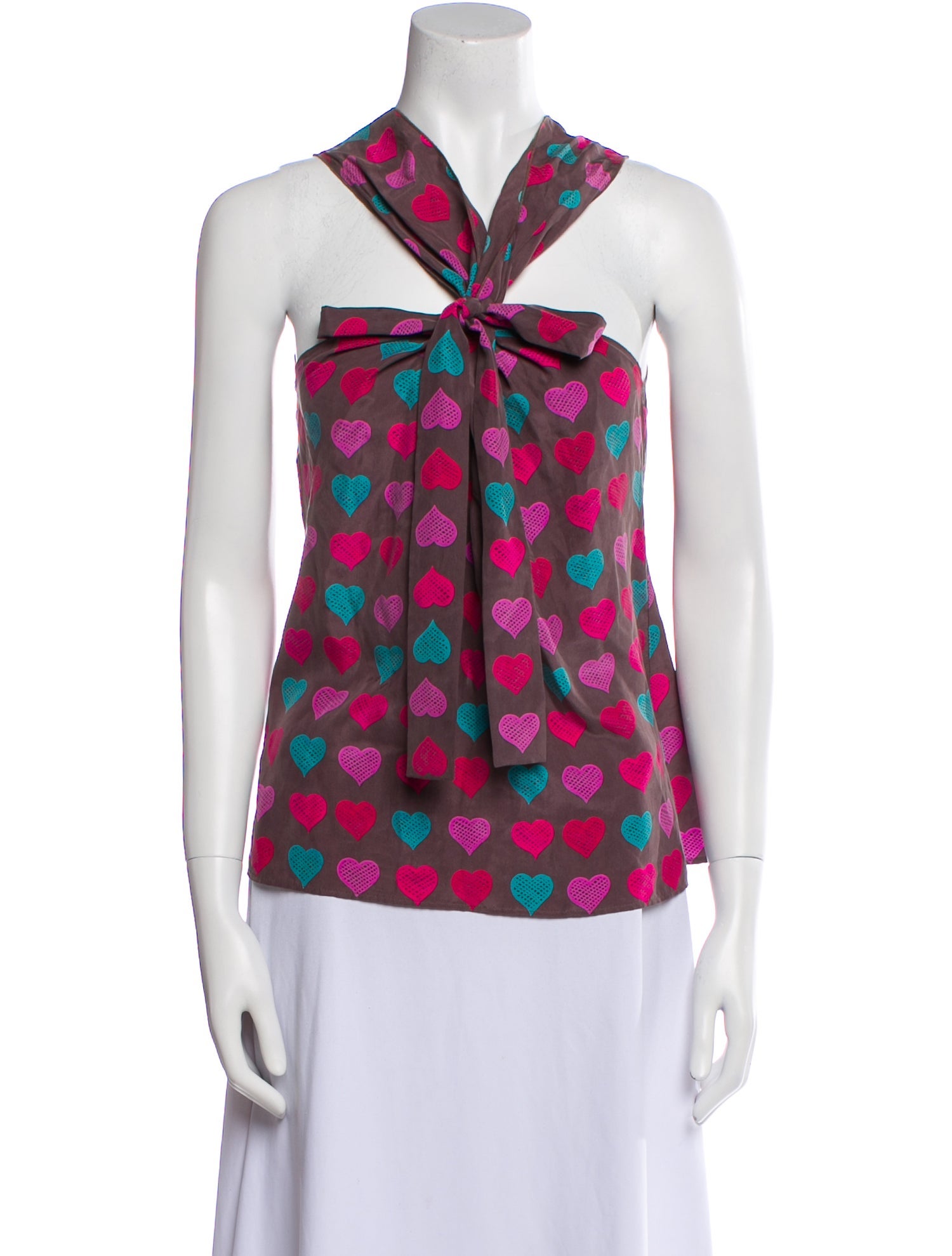 Cacharel Silk Printed Blouse