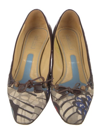 Cacharel Leather Printed Pumps