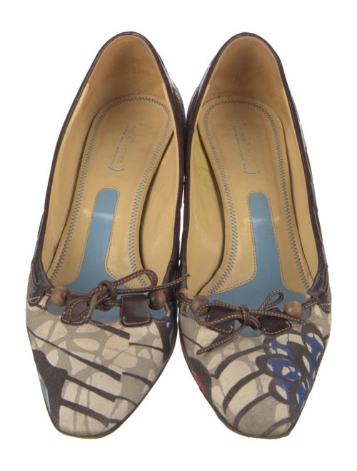 Cacharel Leather Printed Pumps