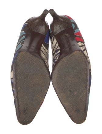 Cacharel Leather Printed Pumps