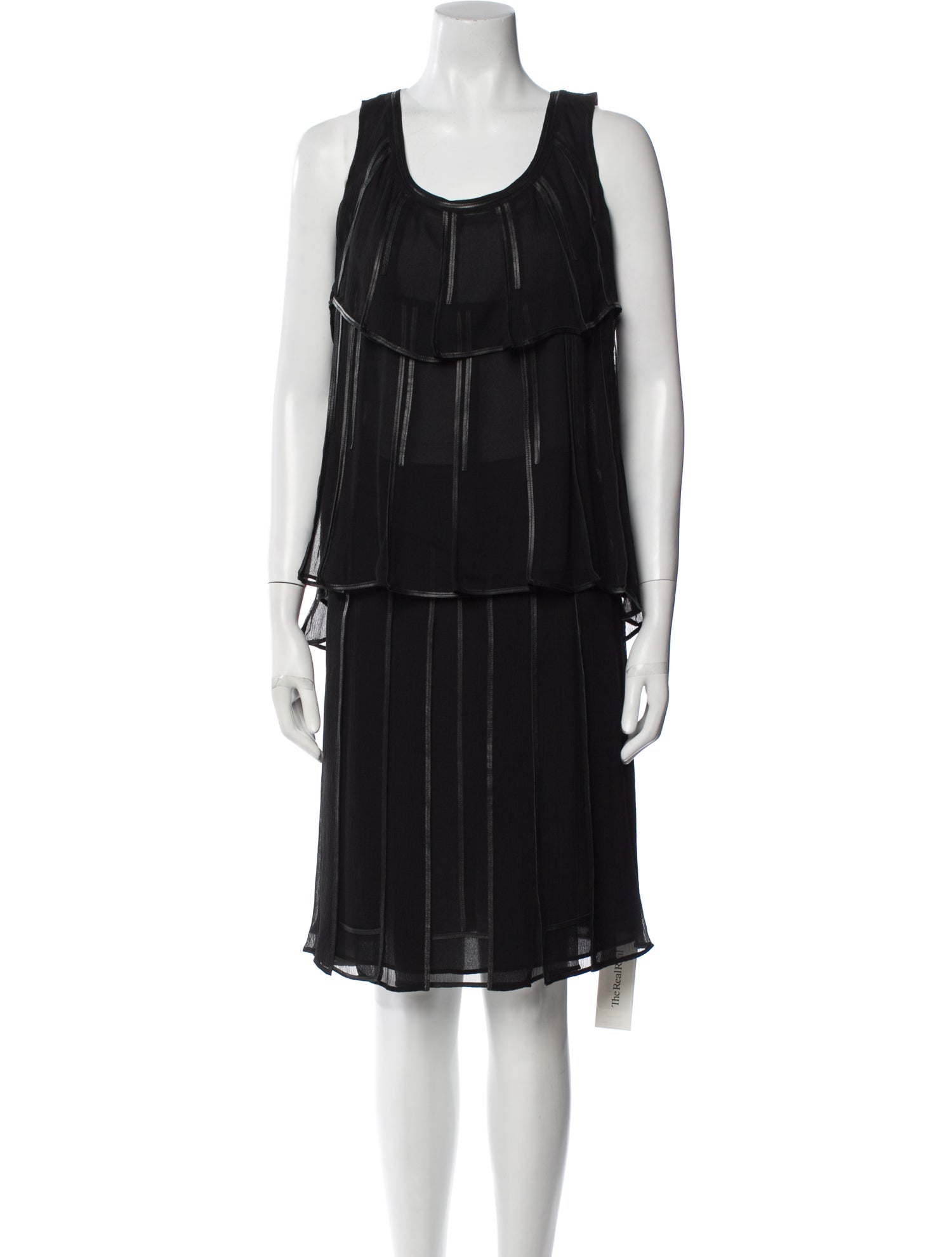 Cacharel Silk Striped Skirt Set