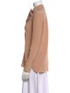 Cacharel Silk Long Sleeve Button-Up Top