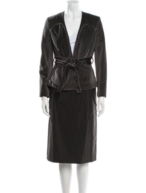 Cacharel Striped Skirt Suit