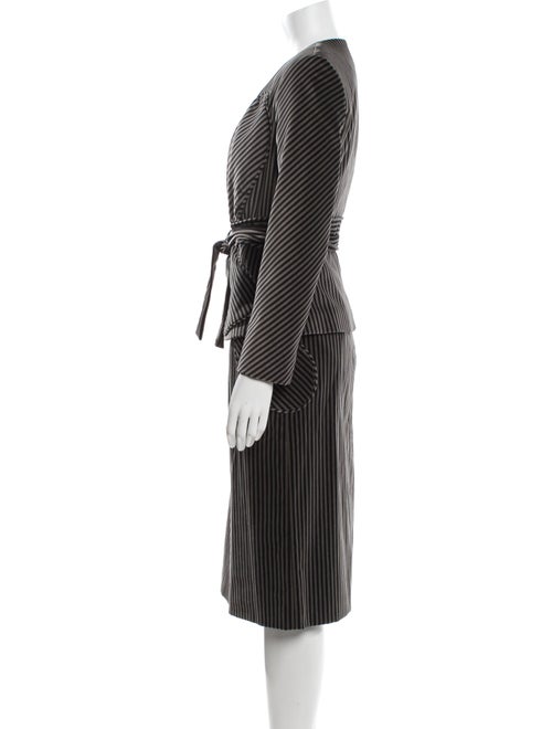 Cacharel Striped Skirt Suit