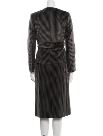 Cacharel Striped Skirt Suit