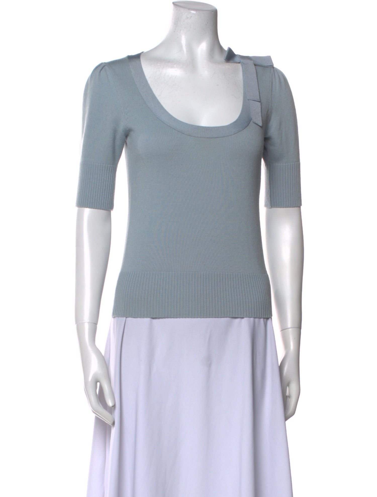 Cacharel Wool Scoop Neck Top