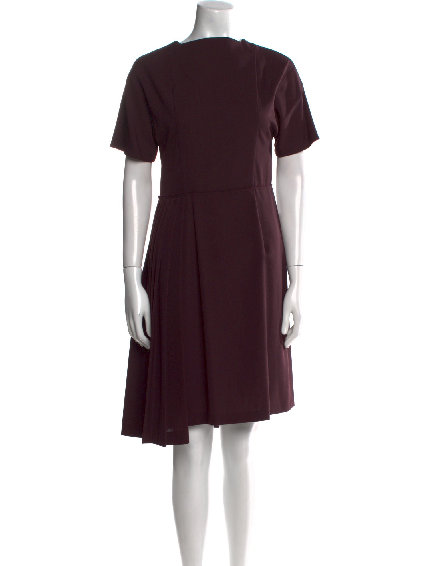 Cacharel Bateau Neckline Knee-Length Dress