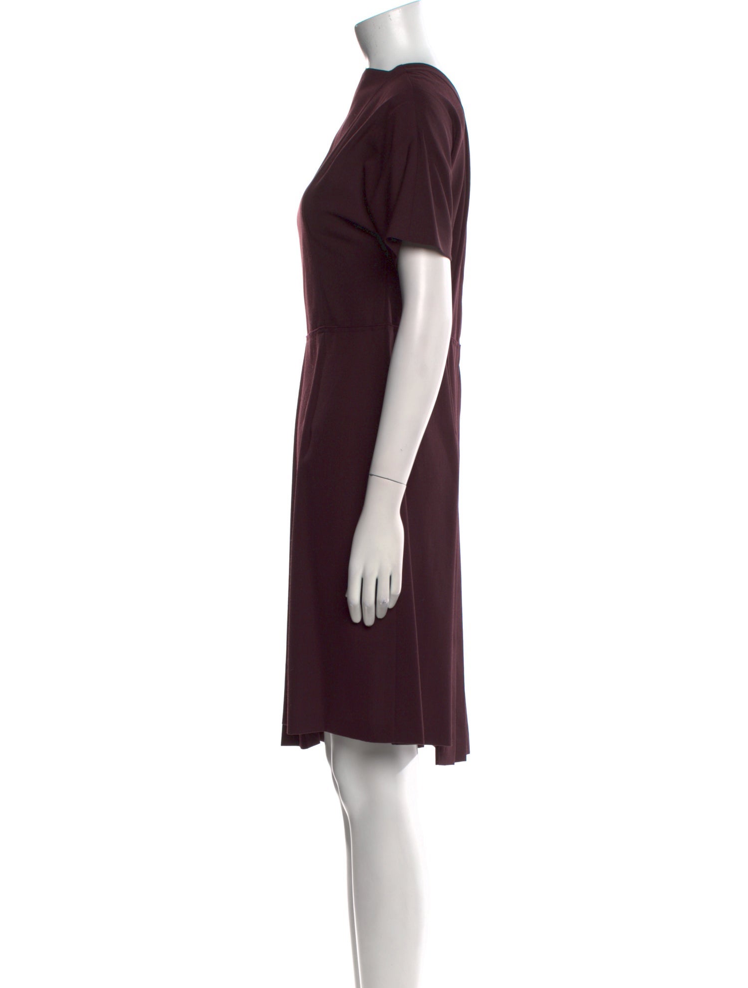 Cacharel Bateau Neckline Knee-Length Dress