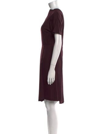 Cacharel Bateau Neckline Knee-Length Dress