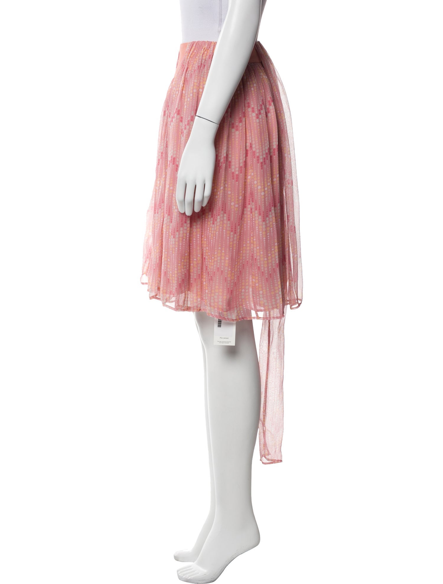 Cacharel Silk Knee-Length Skirt