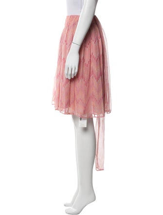 Cacharel Silk Knee-Length Skirt
