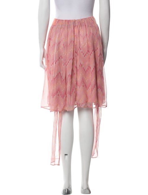 Cacharel Silk Knee-Length Skirt
