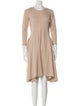 Cacharel Wool Knee-Length Dress