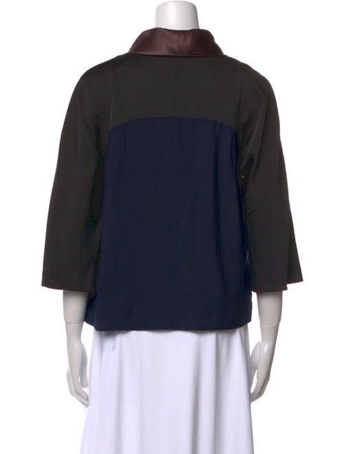 Cacharel Silk Cowl Neck Sweatshirt