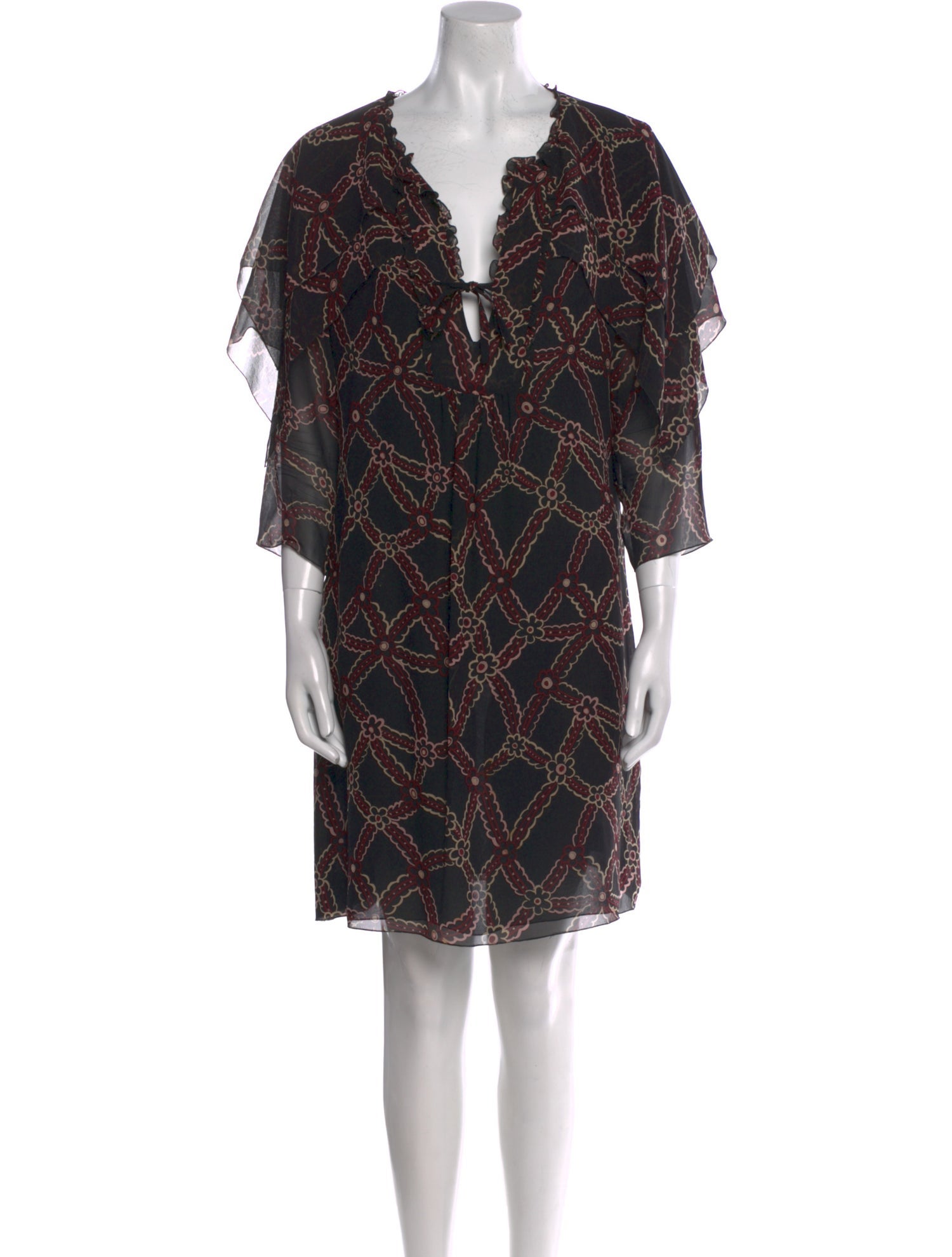 Cacharel Silk Mini Dress