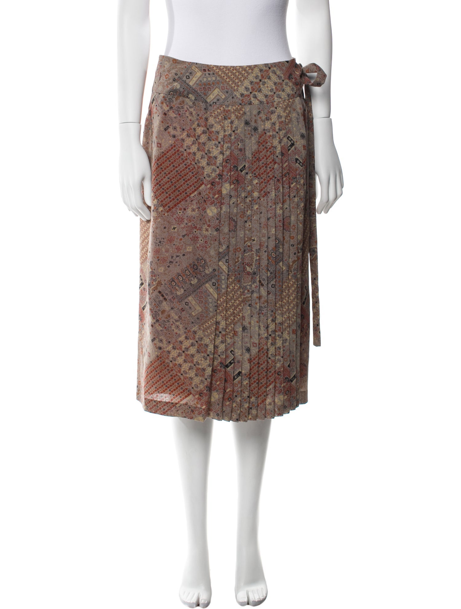 Cacharel Wool Knee-Length Skirt