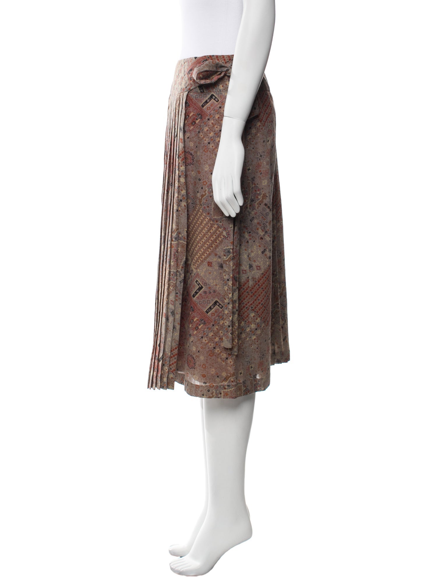 Cacharel Wool Knee-Length Skirt