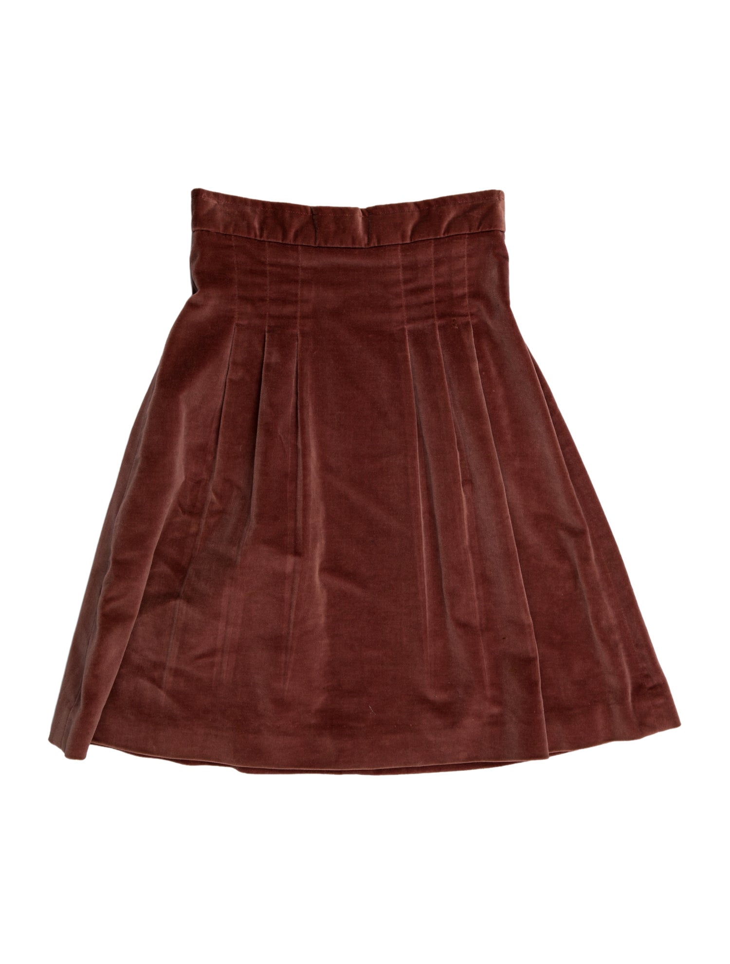 Cacharel Pleated Accents Mini Skirt