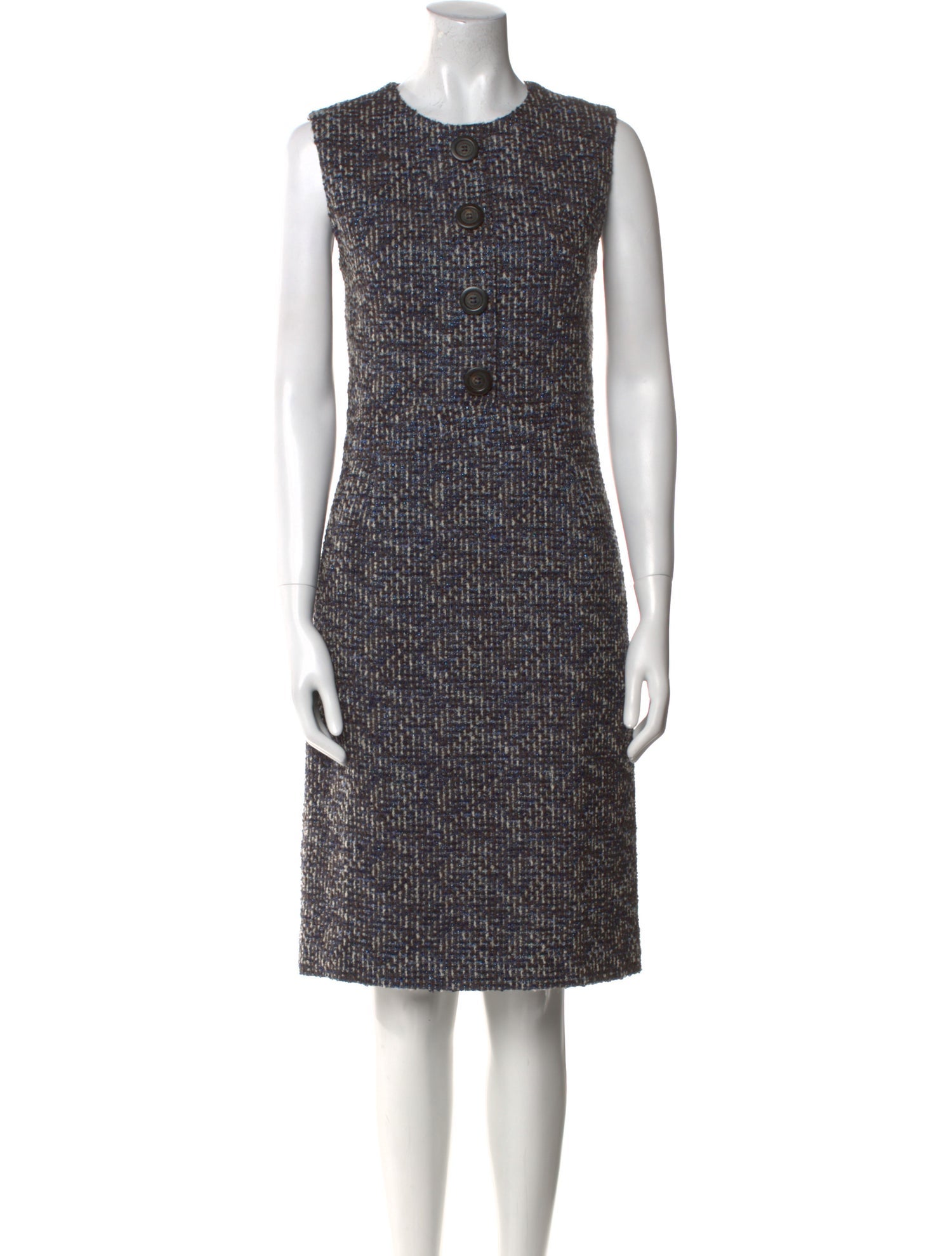 Cacharel Virgin Wool Knee-Length Dress