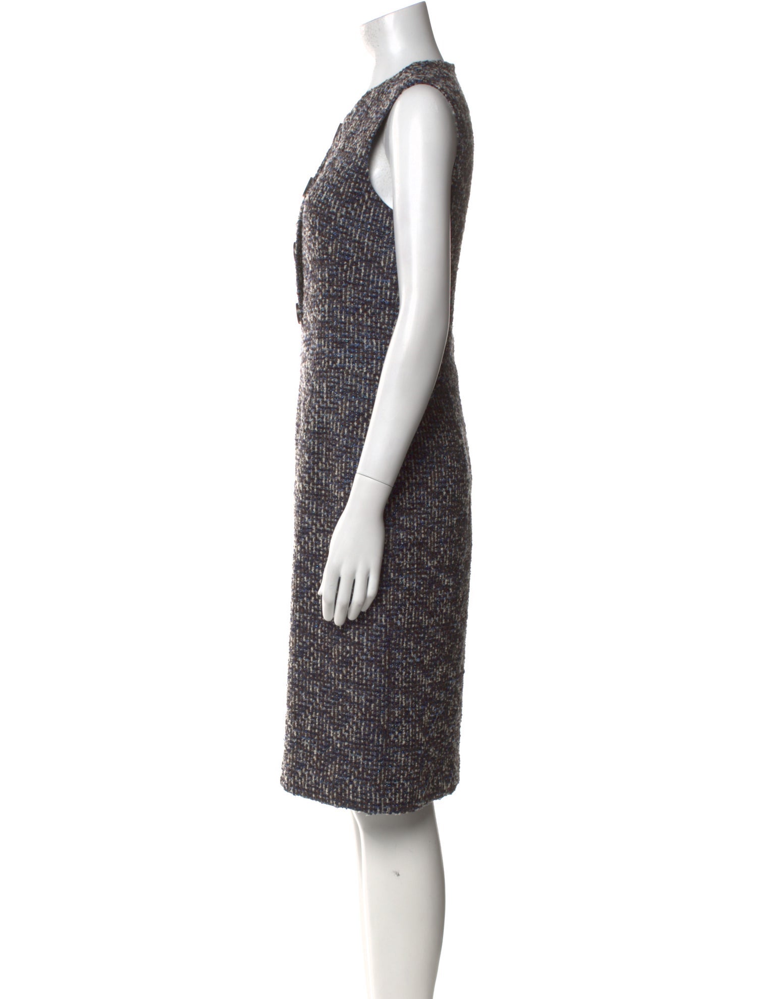 Cacharel Virgin Wool Knee-Length Dress