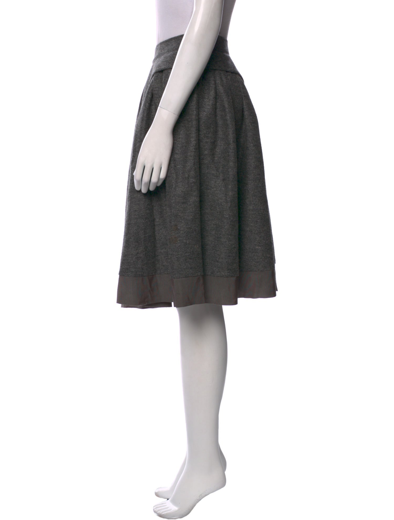 Cacharel Virgin Wool Knee-Length Skirt