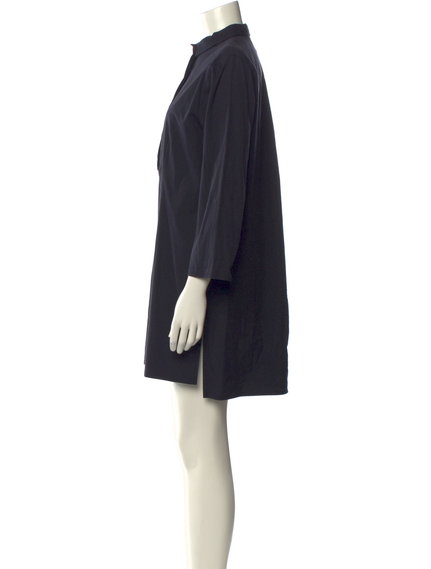 Cacharel Mock Neck Mini Dress